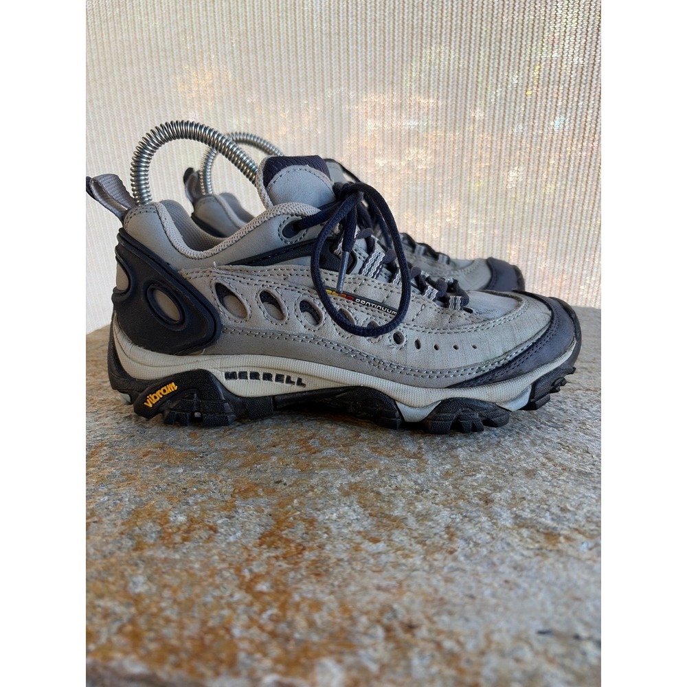 Merrell Pulse II Light Blue Hiking Shoes Womens 6 Vibram QForm 1104 80372